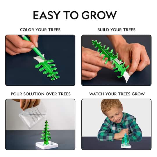 National Geographic Crystal Garden Kit Grow Tree Kit Kids Educational Activity